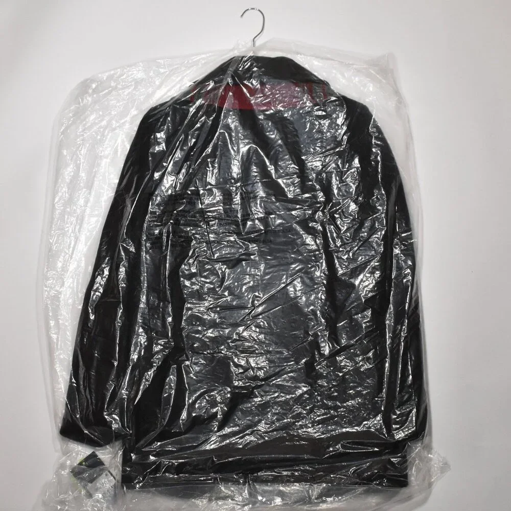 LONDON FOG Womens Double Breasted Peacoat with Scarf Black Size Medium NEW - Picture 9 of 11